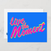 瞬間のスローガンインスパイア引用文はがき ポストカード (正面/裏面)