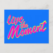 瞬間のスローガンインスパイア引用文はがき ポストカード (正面)