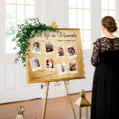 瞬間の記憶　彼女の人生 追悼写真　メモリアルタイムライン ポスター