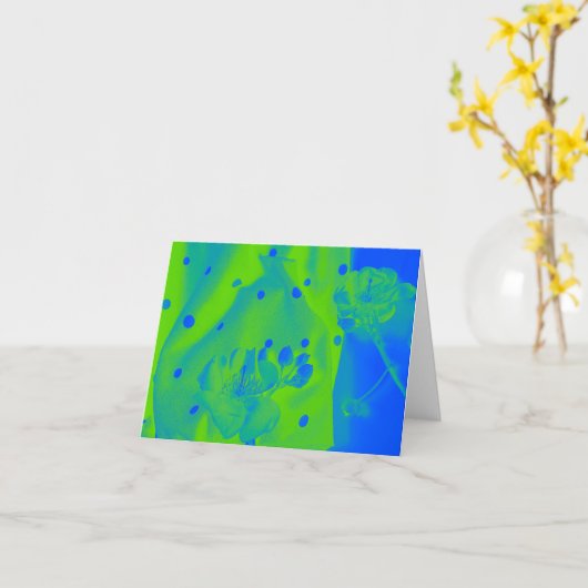 瞬間の記録 カード (黄色い花)