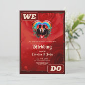 瞬間の魔法:エレガントゲイシルエット。 招待状 (スタンド正面)