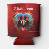 瞬間の魔法:エレガントゲイシルエット。 缶クーラー (正面)