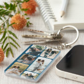 瞬間をあなただけの写真でキャプチャ キーホルダー (正面右)