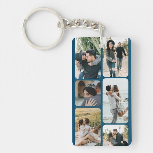 瞬間をあなただけの写真でキャプチャ キーホルダー (正面)