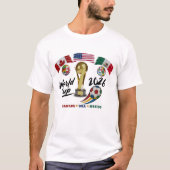 瞬間を制す:W杯2026ホスト国グッズ Tシャツ (正面)