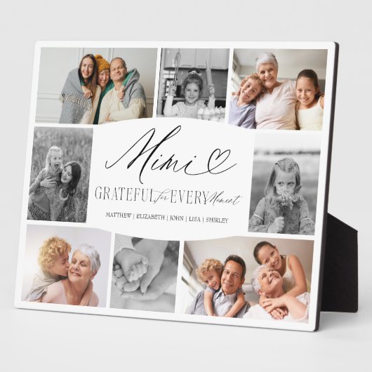 瞬間を感じる美美フォトコラージュ フォトプラーク (側面)
