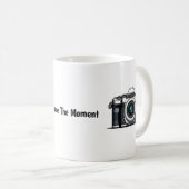 瞬間を捉える – カメラアート写真マグカップ コーヒーマグカップ (正面右)