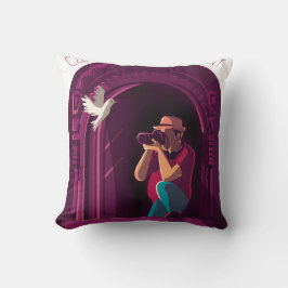 瞬間を捉える クッション