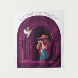 瞬間を捉える タペストリー