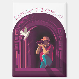 瞬間を捉える マグネット