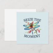 瞬間を捉える – Dragonfly 芸術的 (正面/裏面)