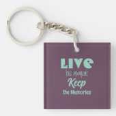 瞬間を生きる、思い出保のアクリル キーホルダー (正面)