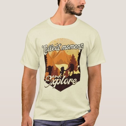 瞬間を集めて探求しよう Tシャツ (正面)