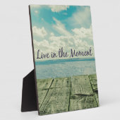 瞬間感動的肯定引用文に住む フォトプラーク (側面)