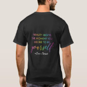 瞬間 Tシャツ (裏面)