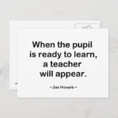 瞳孔の準備ができて ポストカード (正面/裏面)