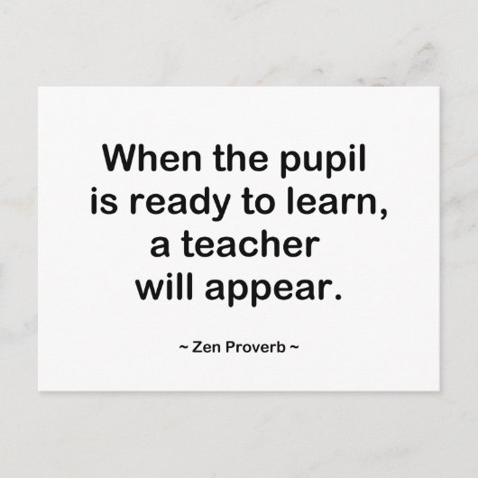 瞳孔の準備ができて ポストカード (正面)