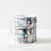 矢およびラインマグ コーヒーマグカップ (正面左)