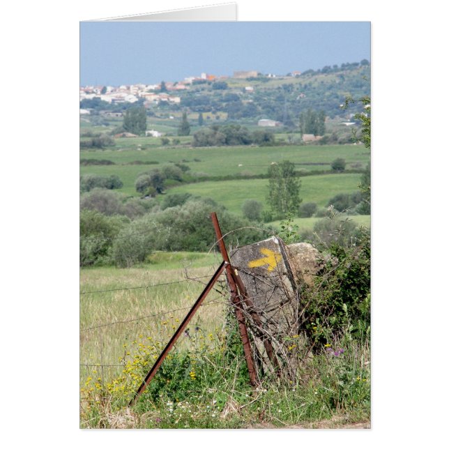 矢および町カード (正面)