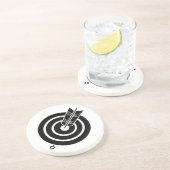 矢が丸い的に当たる コースター (側面)