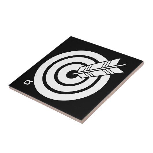 矢が的に当たった タイル (側面)