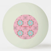 矢じりの羽Pow-wowパターンThunder_Cove 卓球ボール (裏面)