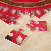 矢じりパターン ジグソーパズル (側面)