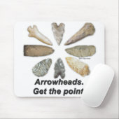 矢じりポイント マウスパッド (マウス)