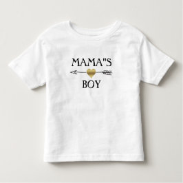 矢とハートのママの少年 トドラーTシャツ