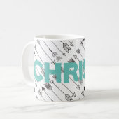 矢のコーヒー・マグ コーヒーマグカップ (正面左)