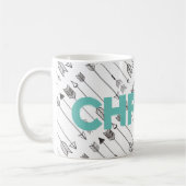 矢のコーヒー・マグ コーヒーマグカップ (左)