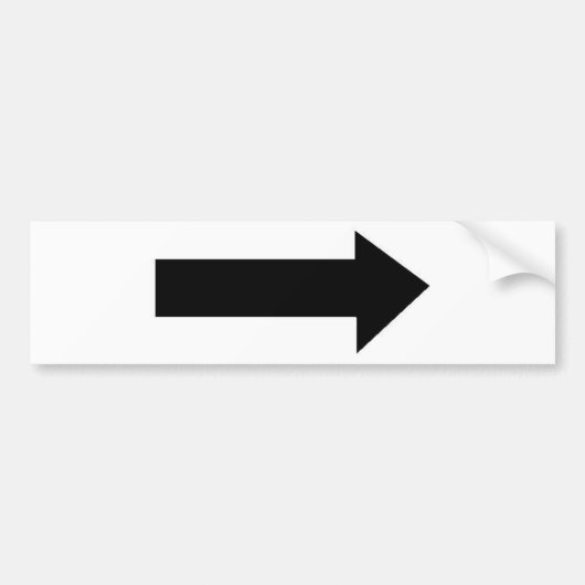 矢のバンパーステッカー バンパーステッカー (正面)