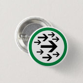 矢の右のボタン 缶バッジ (正面&裏面)