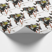 矢の日本人の日本芸術を逸らしているRoninの武士 ラッピングペーパー (角)