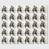 矢の日本人の日本芸術を逸らしているRoninの武士 ラッピングペーパー (フラット)