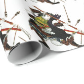 矢の日本人の日本芸術を逸らしているRoninの武士 ラッピングペーパー (ロールコーナー)