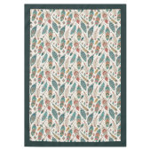 矢の羽を特徴とするボヘミアのテーブルクロス テーブルクロス (正面)