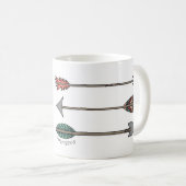 矢の震えの完全な種族の賛美歌127のマグ コーヒーマグカップ (正面右)