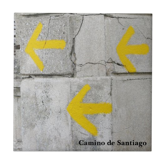 矢のCaminoの黄色いタイル タイル (正面)