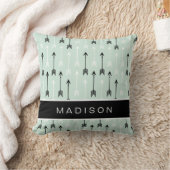 矢はあなたの一流の真新しい白黒を加えます クッション (ブランケット)