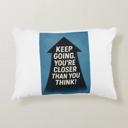 矢やる気を起こさせる印 アクセントクッション (正面)