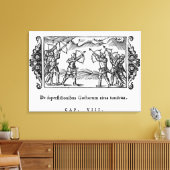 矢を使ったスカンジナビア人 キャンバスプリント (インサイチュ (リビング))