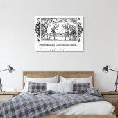 矢を使ったスカンジナビア人 キャンバスプリント (インサイチュ (寝室))