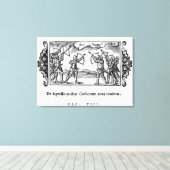 矢を使ったスカンジナビア人 キャンバスプリント (インサイチュ (ウッドフロア))