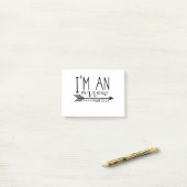 矢を射る ポストイット (デスク上)