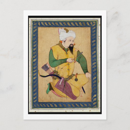 矢を持つ黒番や蒙古長 ポストカード (正面)