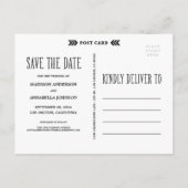 矢アステカ印 | 日付ポストカードの保存 案内ポストカード (裏面)