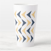 矢アーガイル矢 カフェラテマグ (正面)