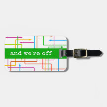 矢カラフル印カスタム荷物タグ