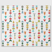 矢カラフル印 ラッピングペーパー (フラット)